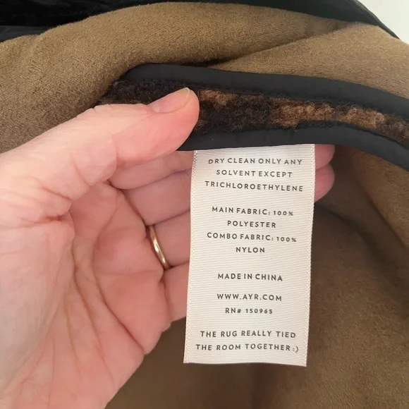 AYR Brown Leopard Print Teddy Jacket - Picture 6 of 7